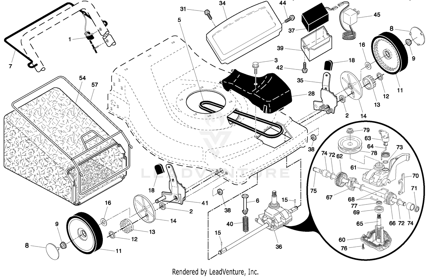 Rotary Lawn Mower