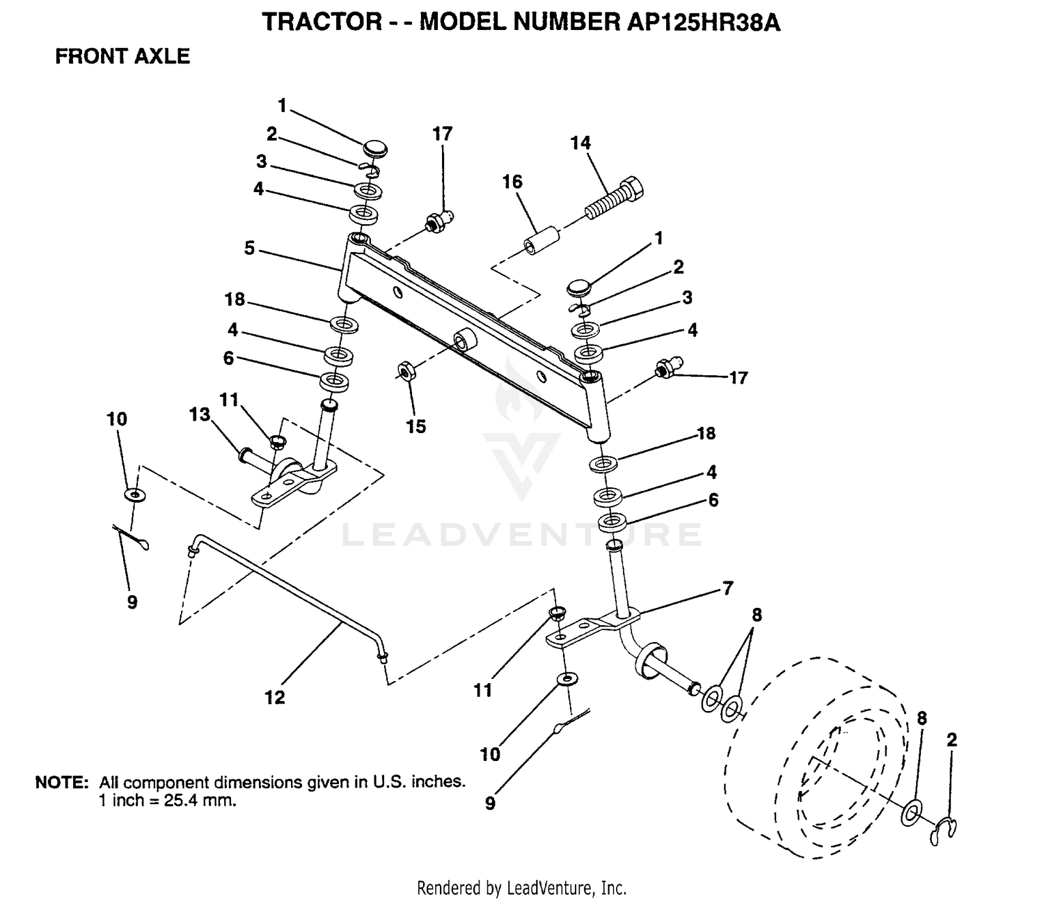 FRONT AXLE