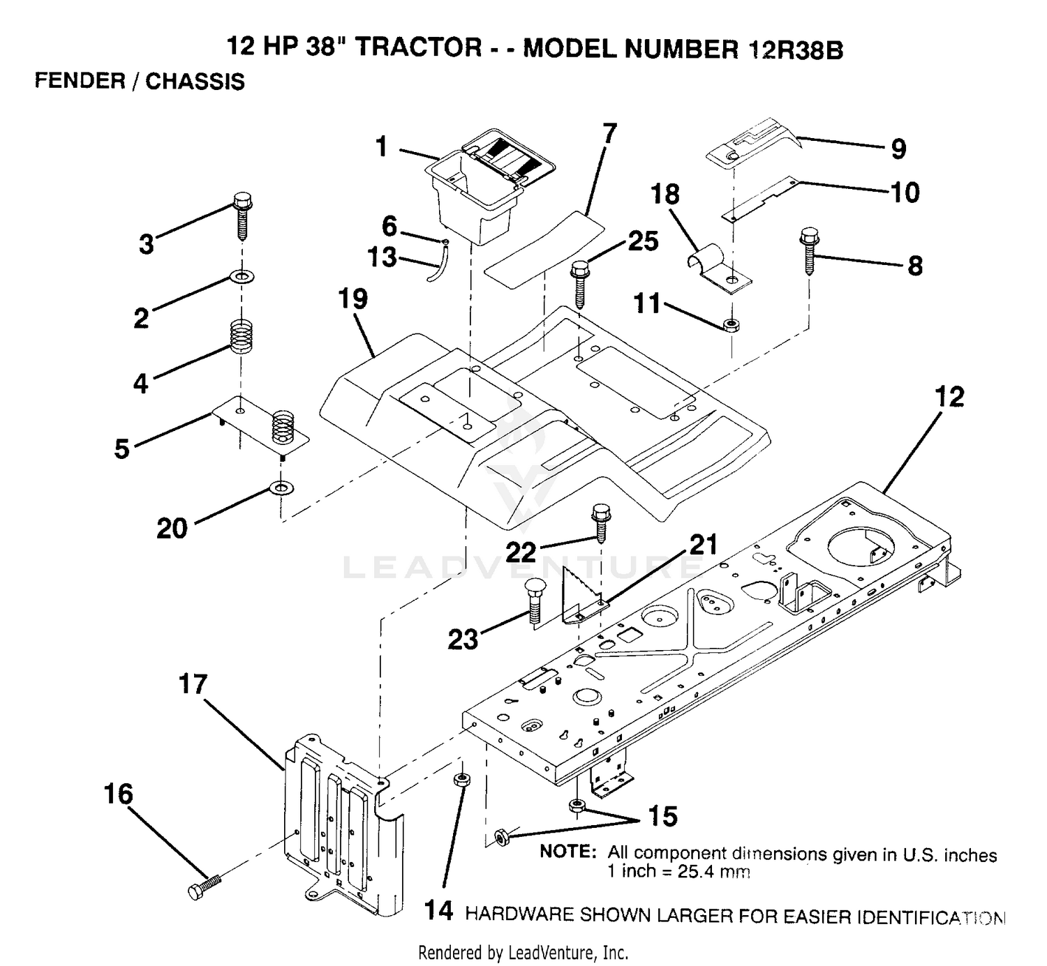 FENDER AND CHASSIS