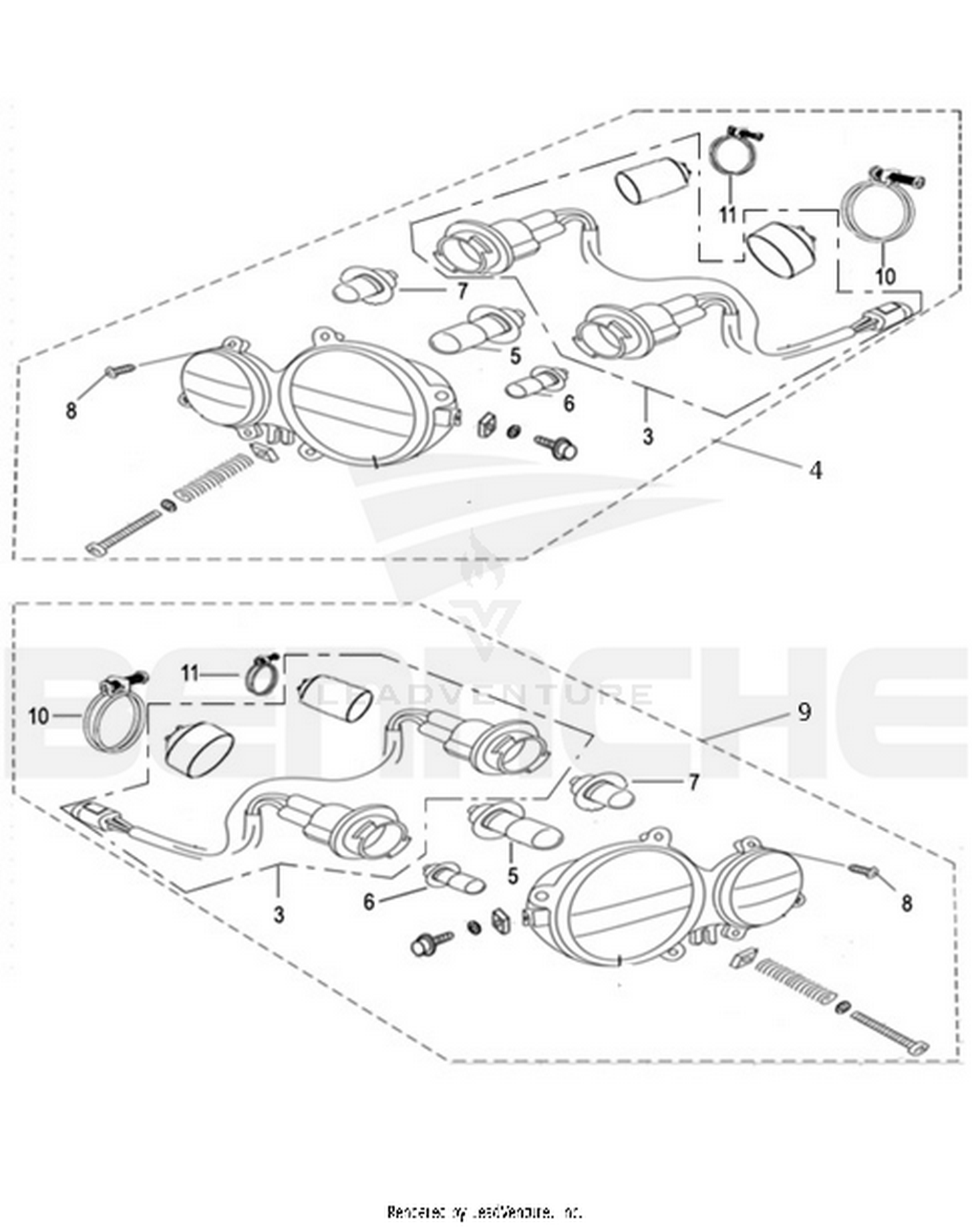 FRONT HEADLIGHT PARTS