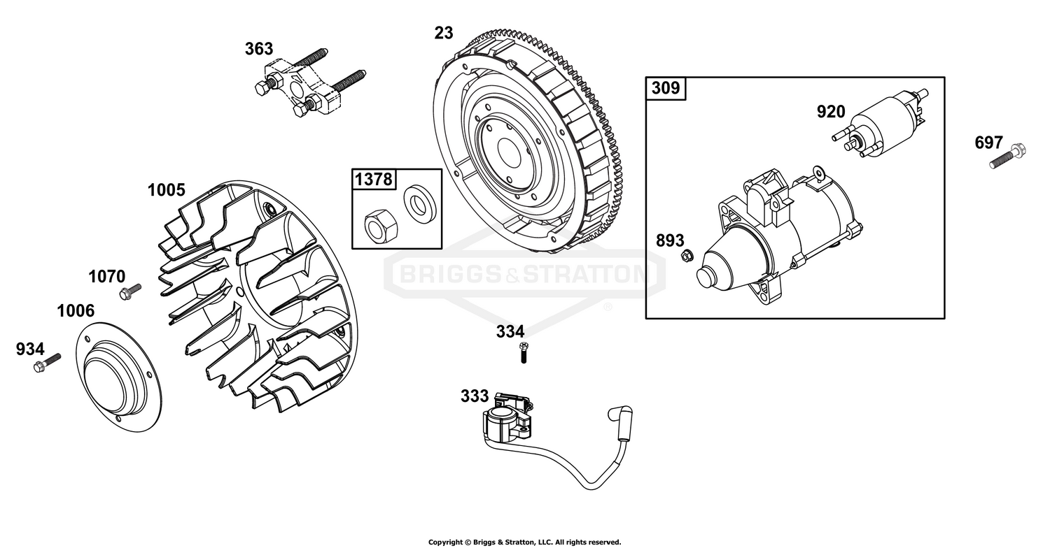 Flywheel, Ignition, and Starter Group