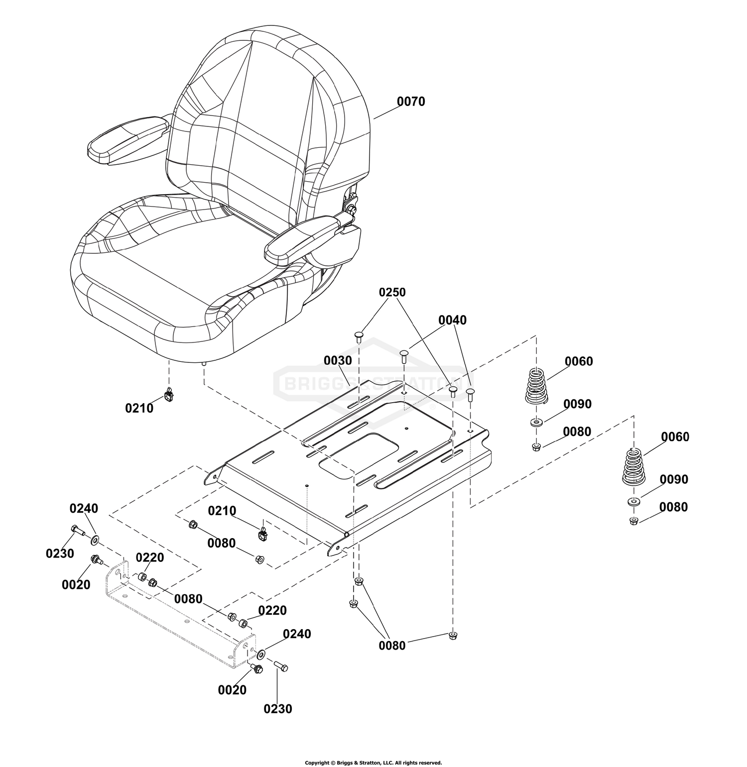 Seat Group - S/N: 4002363336 and Above