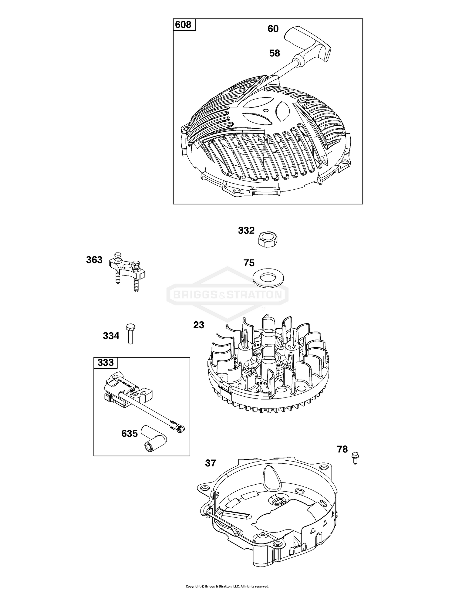 Flywheel, Ignition, and Starter Group