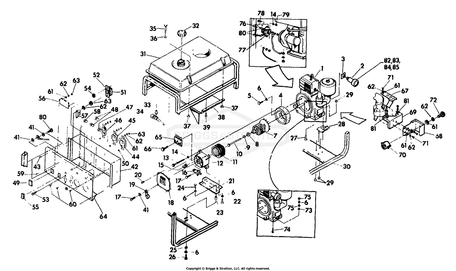 8hp briggs and stratton rebuild kit