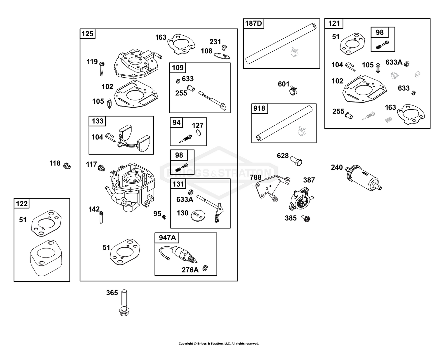 Carburetor and Fuel Supply Group