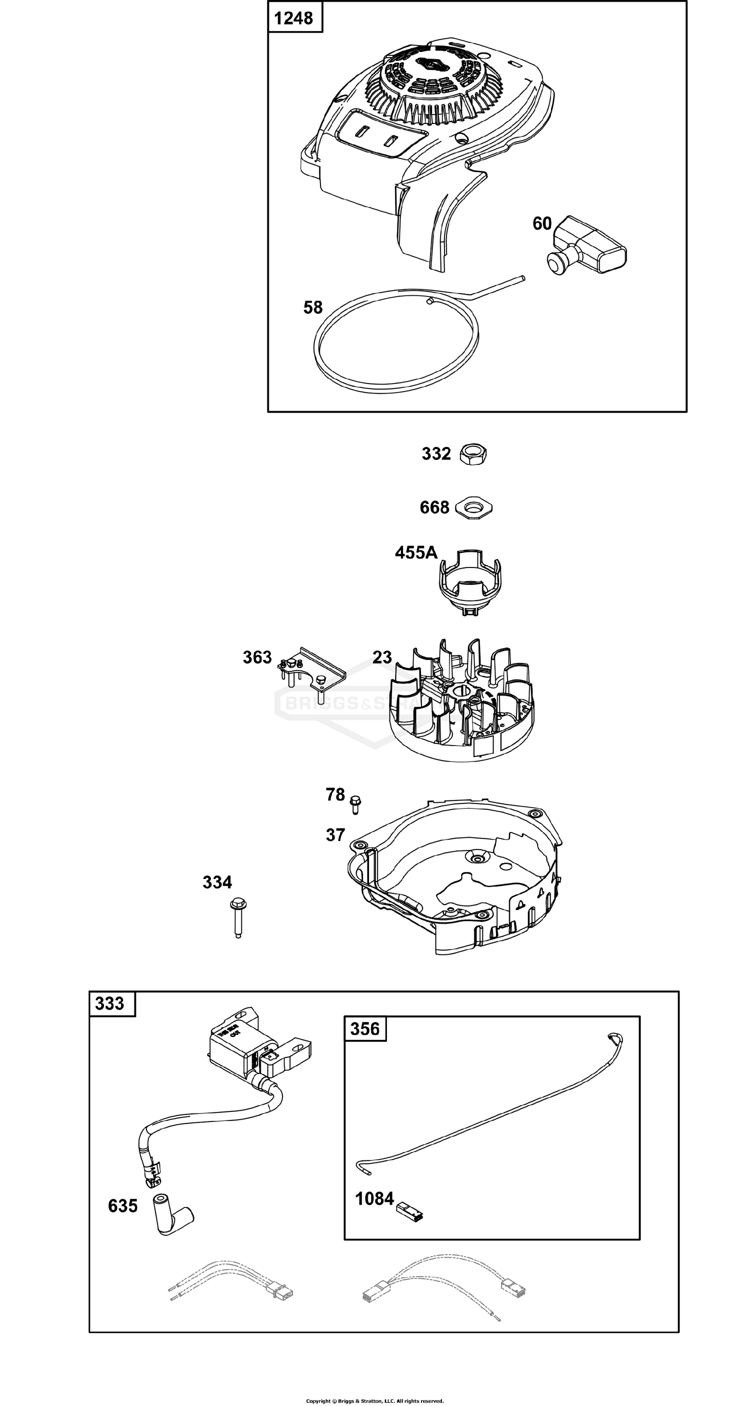 Flywheel, Ignition, and Starter Group