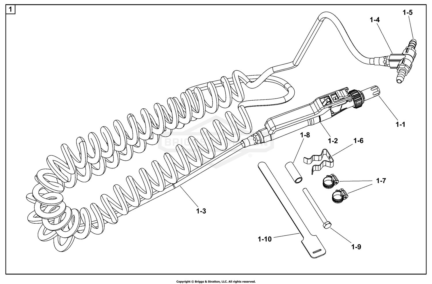 Spray Wand Assembly - 5105895 (SPW-100-1)