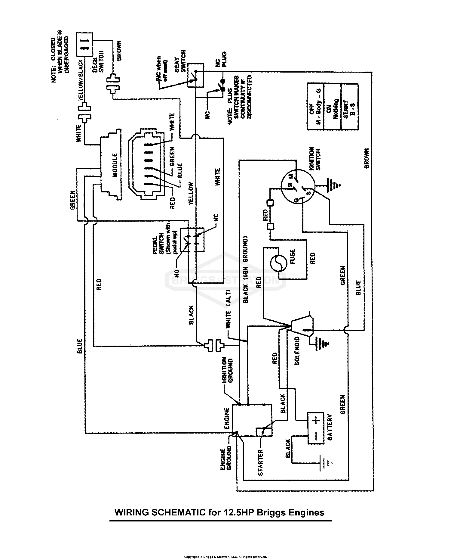 Briggs &amp; Stratton Yard Power (formerly Murray)_DEL_26072017021742  7800669A - 107.280341, Craftsman 12.5HP 28" Rear Engine Rider (2011) Wiring  Schematic - 12.5HP Briggs & Stratton, Electric Start