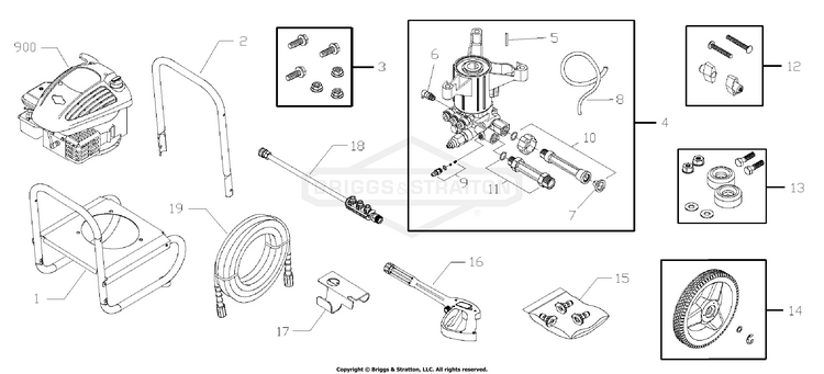 020439 1 Briggs And Stratton Pressure Washer 2200 Psi Partswarehouse 9390