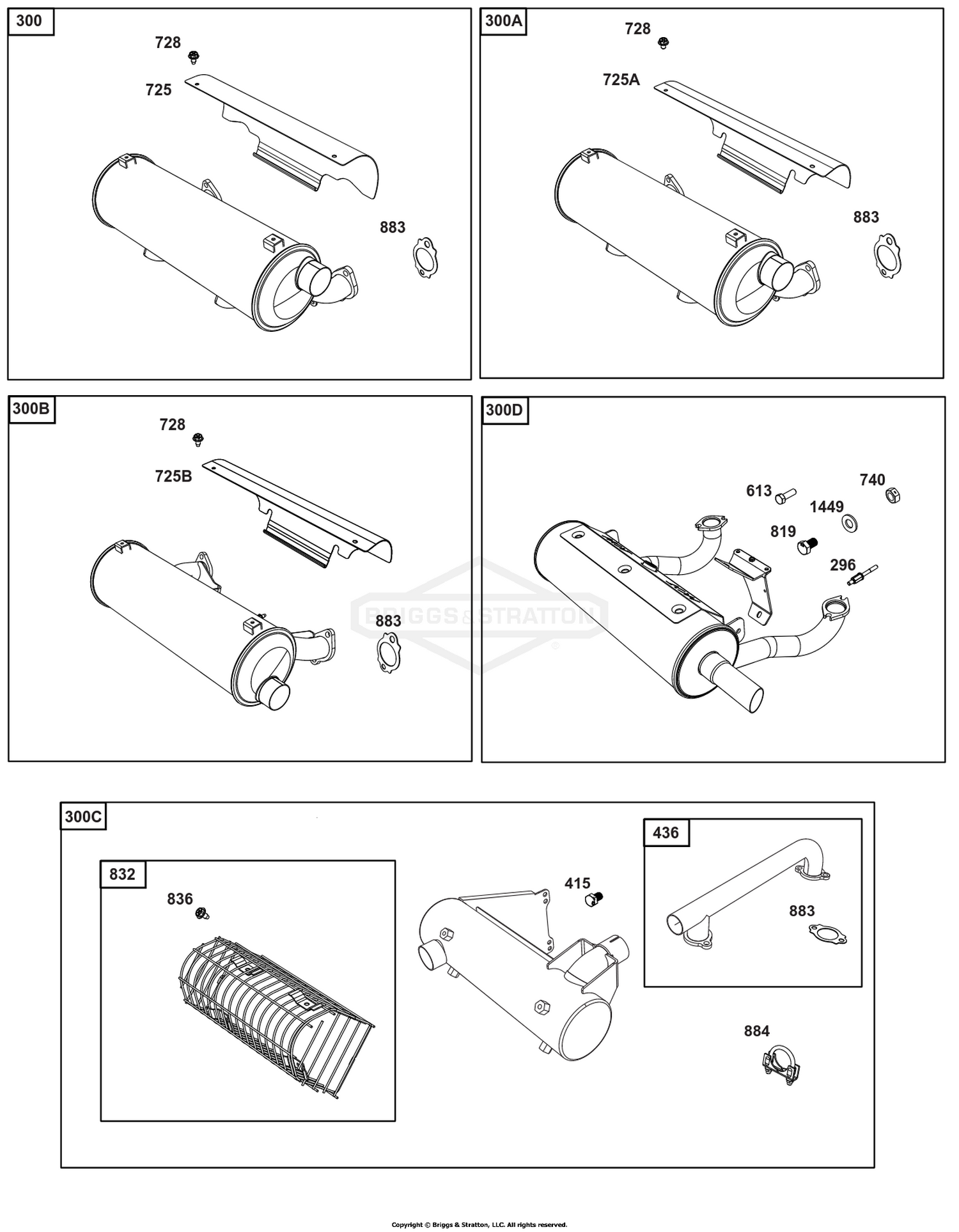 Oil Filter Side Outlet Mufflers