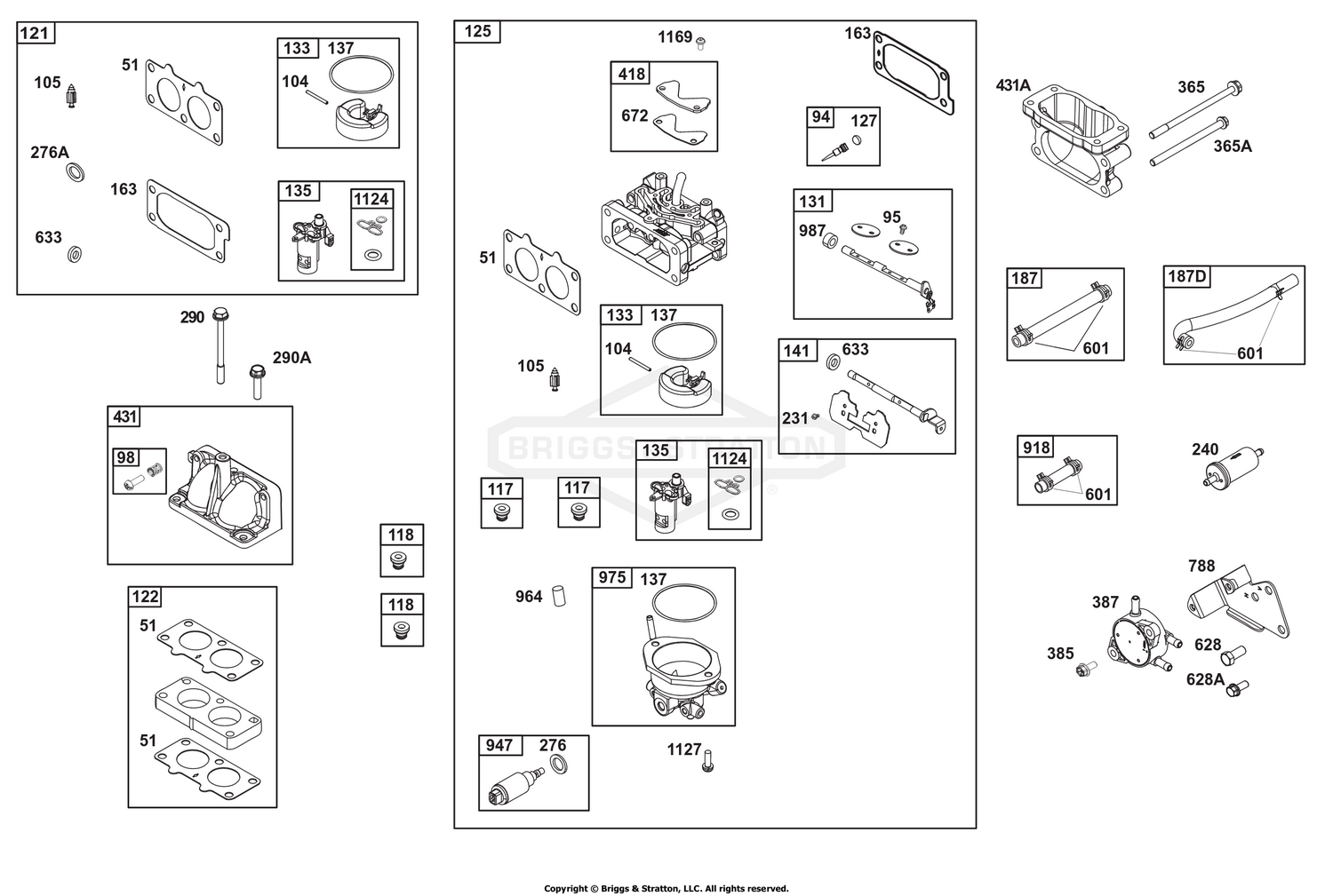 Carburetor and Fuel Supply Group