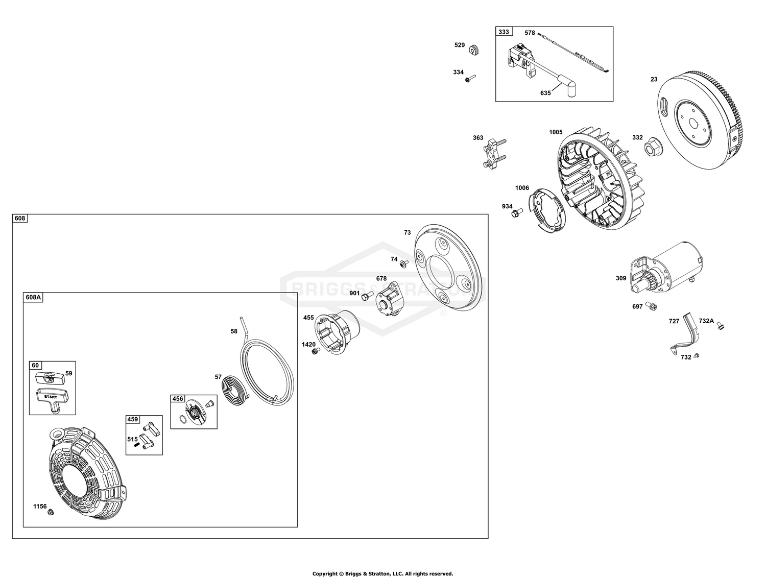 Flywheel, Ignition, and Starter Group