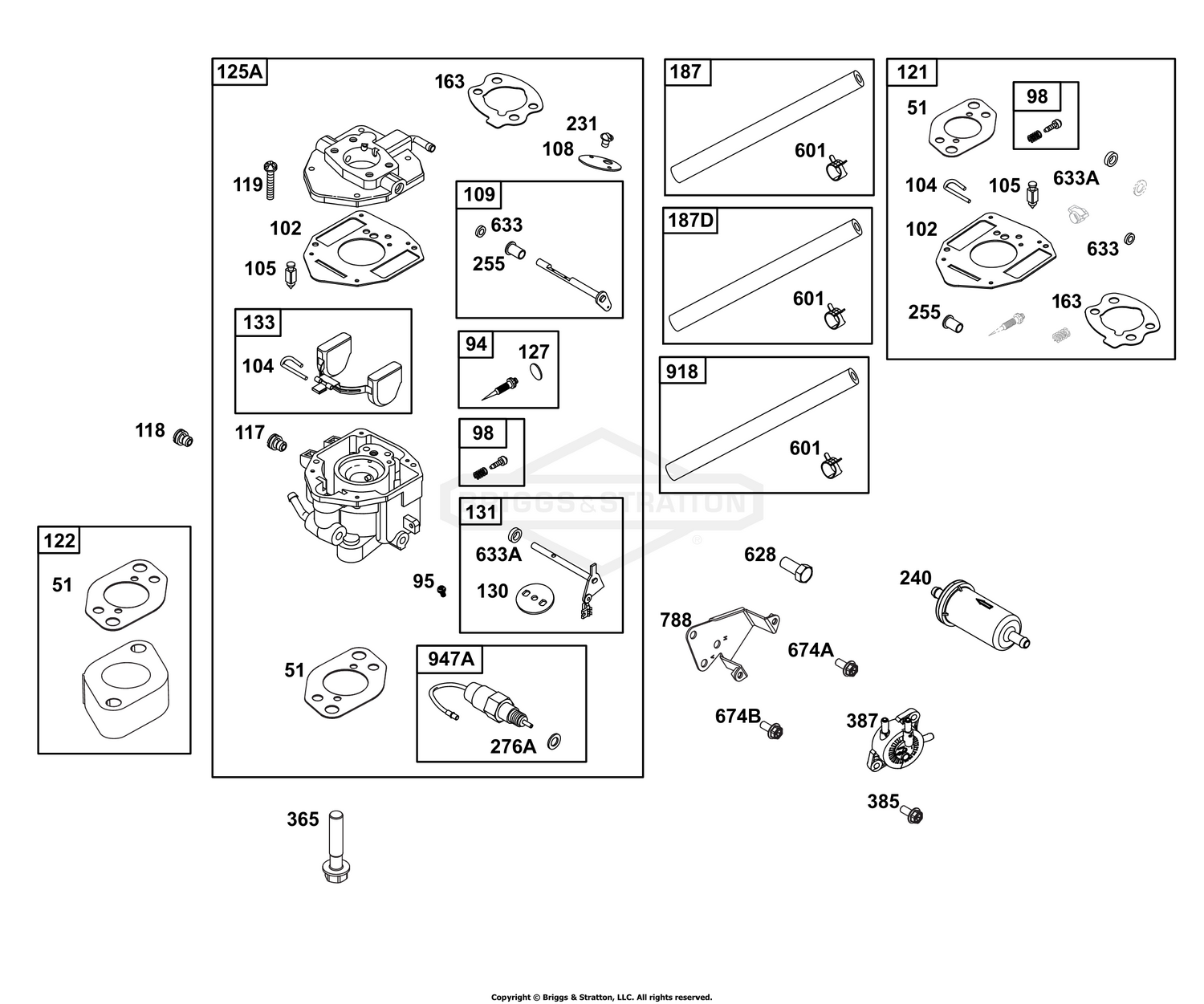 Carburetor and Fuel Supply Group
