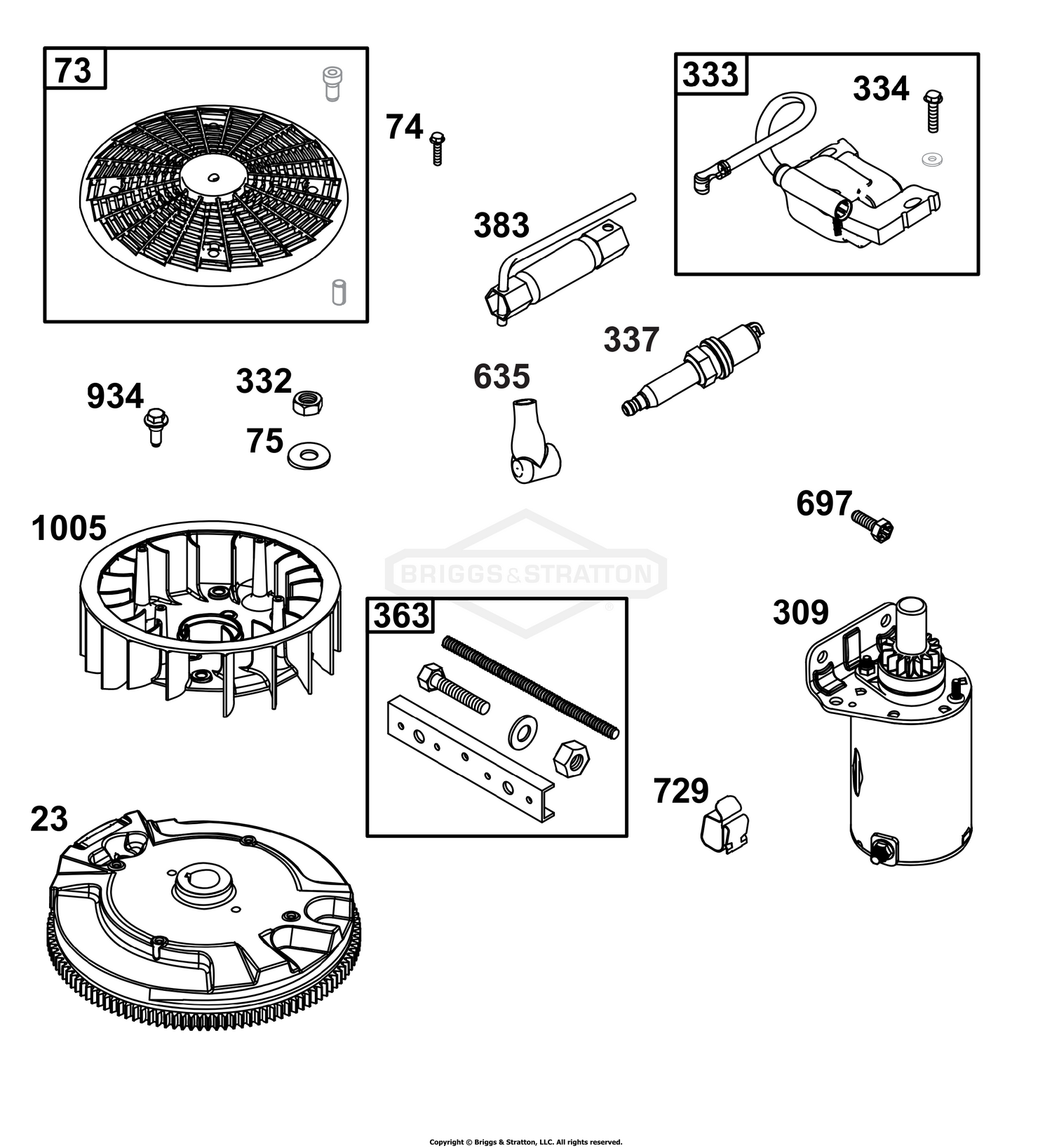 Flywheel, Ignition, and Starter Group