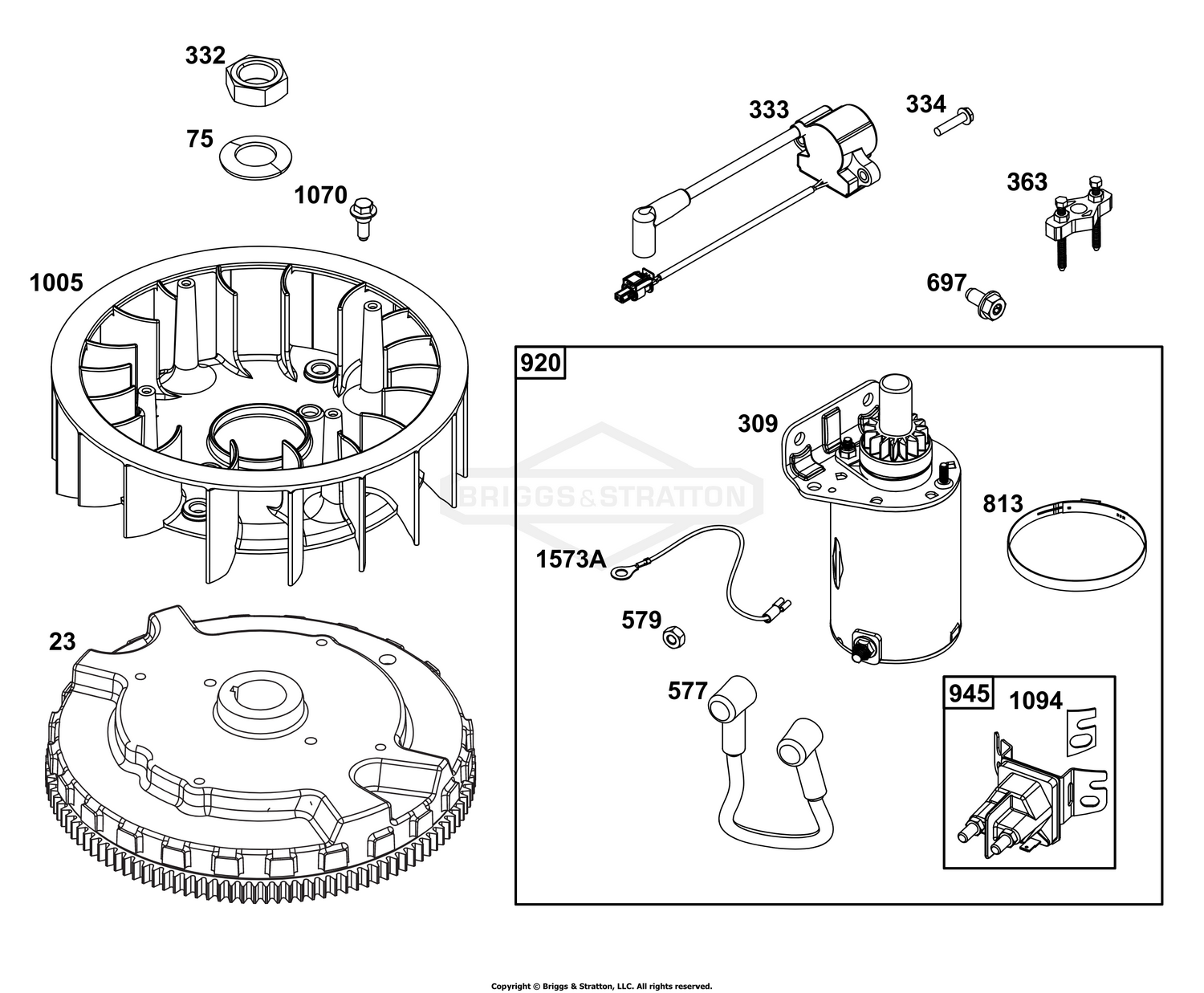 Flywheel, Ignition, and Starter Group