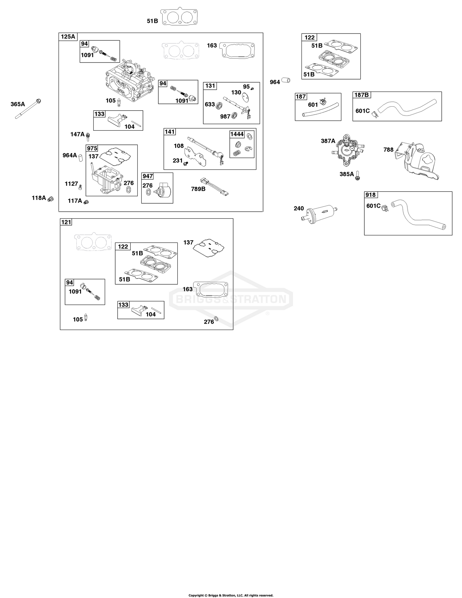 Carburetor and Fuel Supply Group