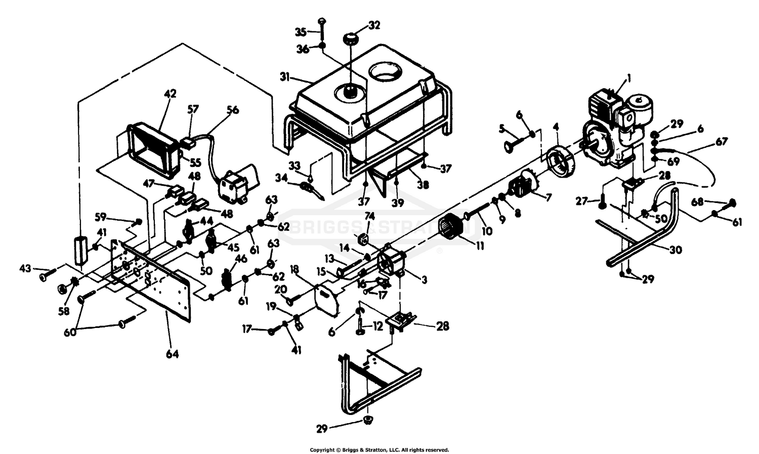 C-5000 AC Generator - No. 72900