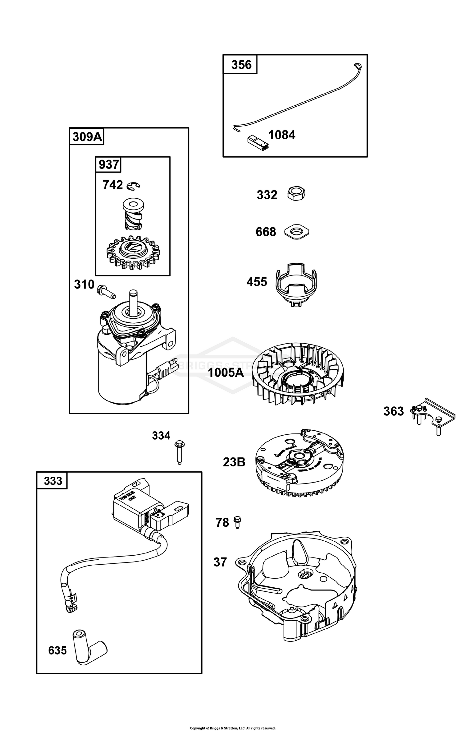 Flywheel/Ignition/Starter Group