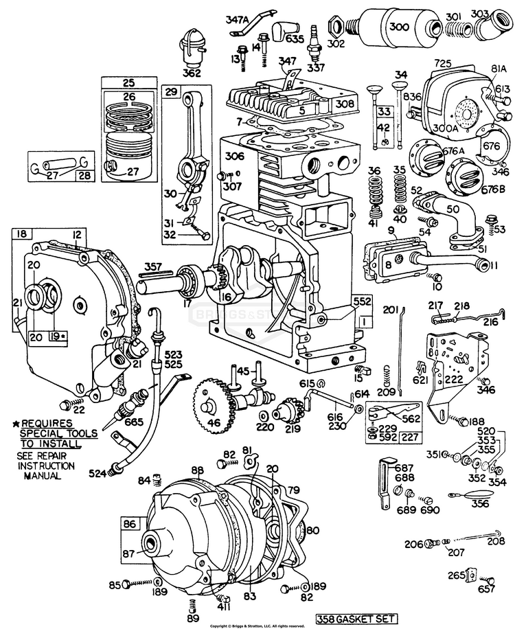 190407-0647-99 Briggs and Stratton Engine | PartsWarehouse
