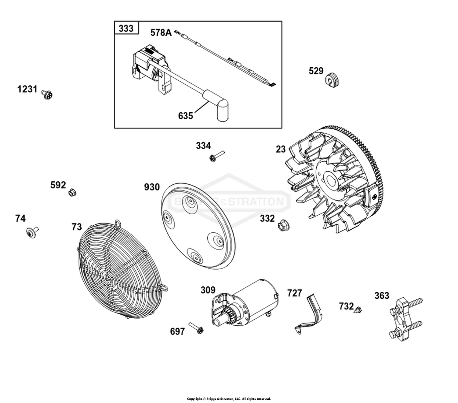 Flywheel, Ignition, and Starter Group