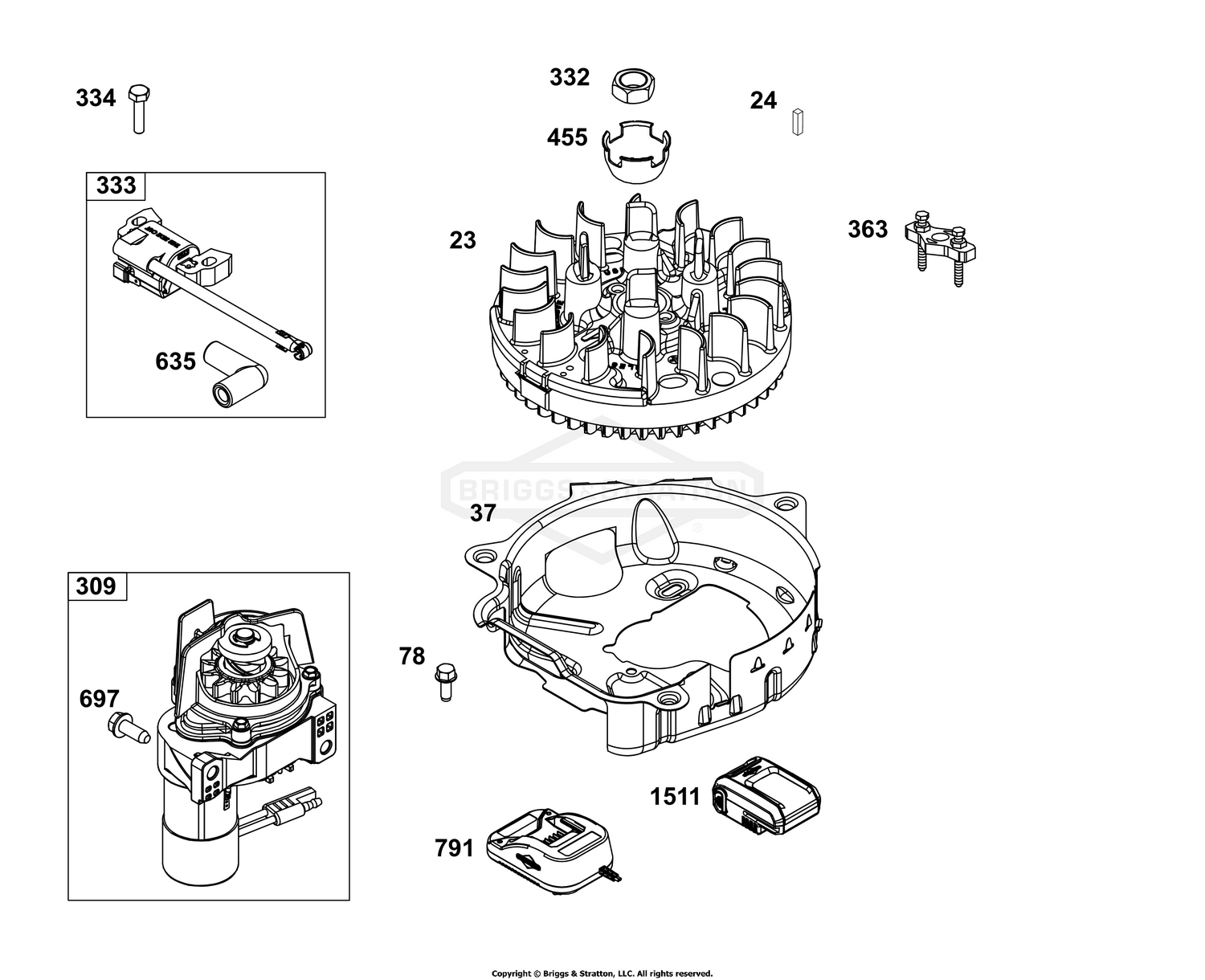 Flywheel, Ignition, and Starter Group