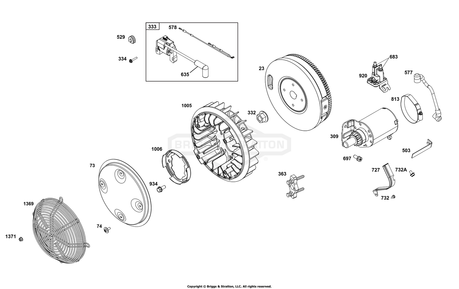 Flywheel, Ignition, and Starter Group