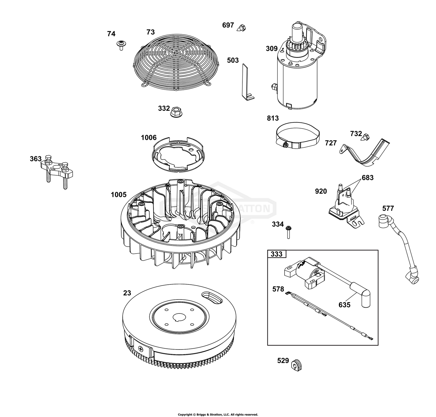 Flywheel, Ignition, and Starter Group