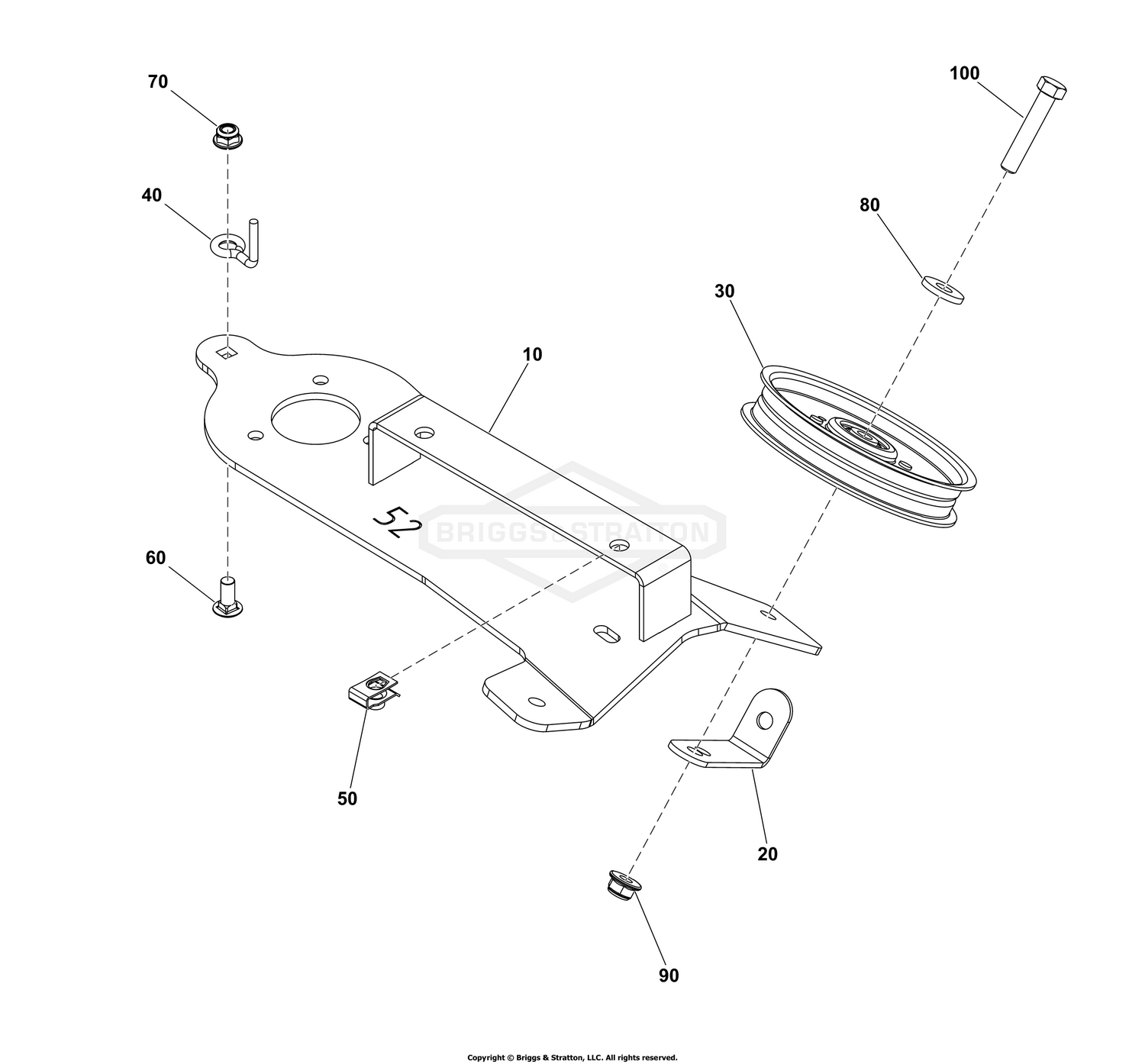 Blower Group - Pulley Plate