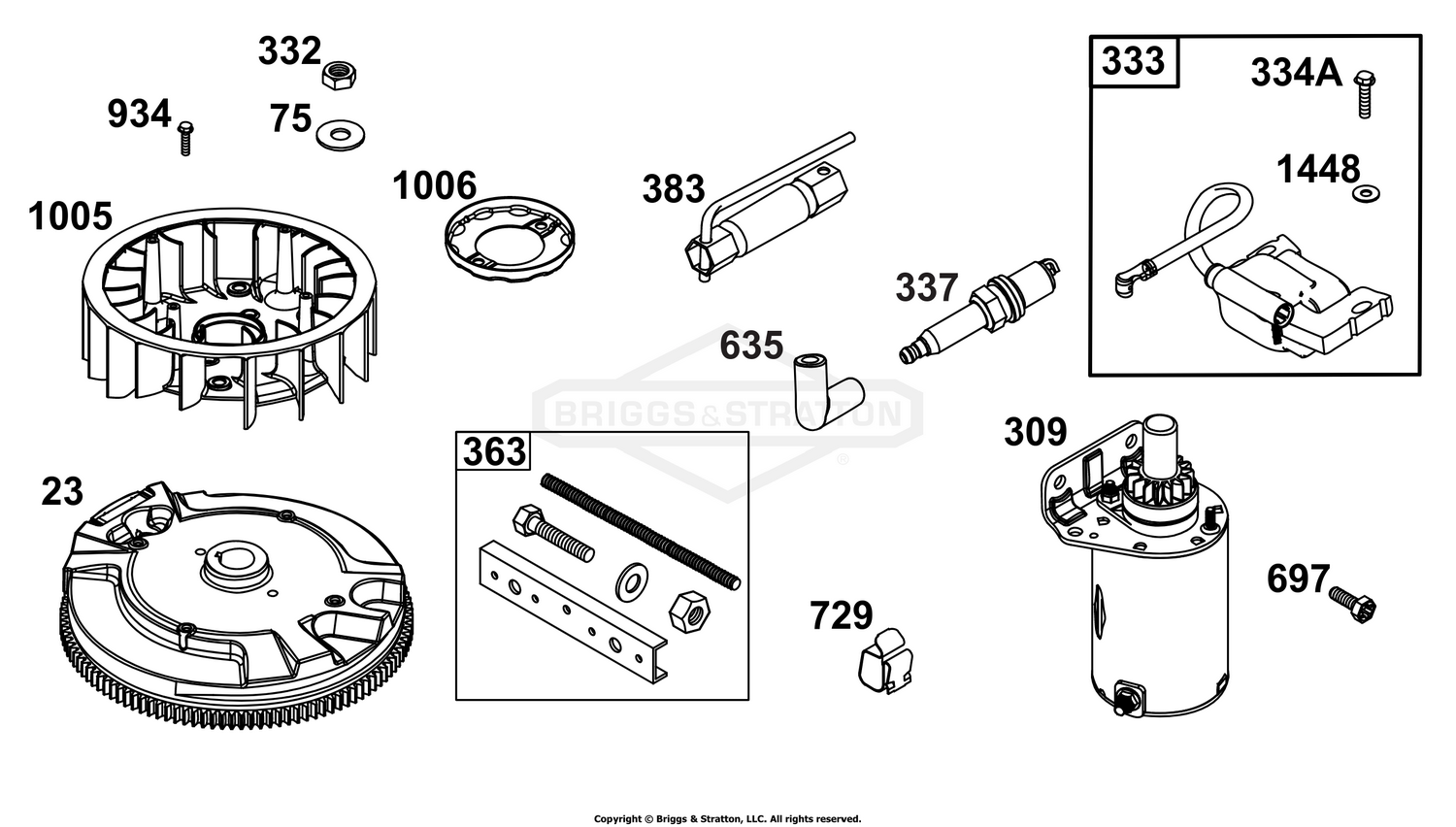 Flywheel/Ignition/Starter Group