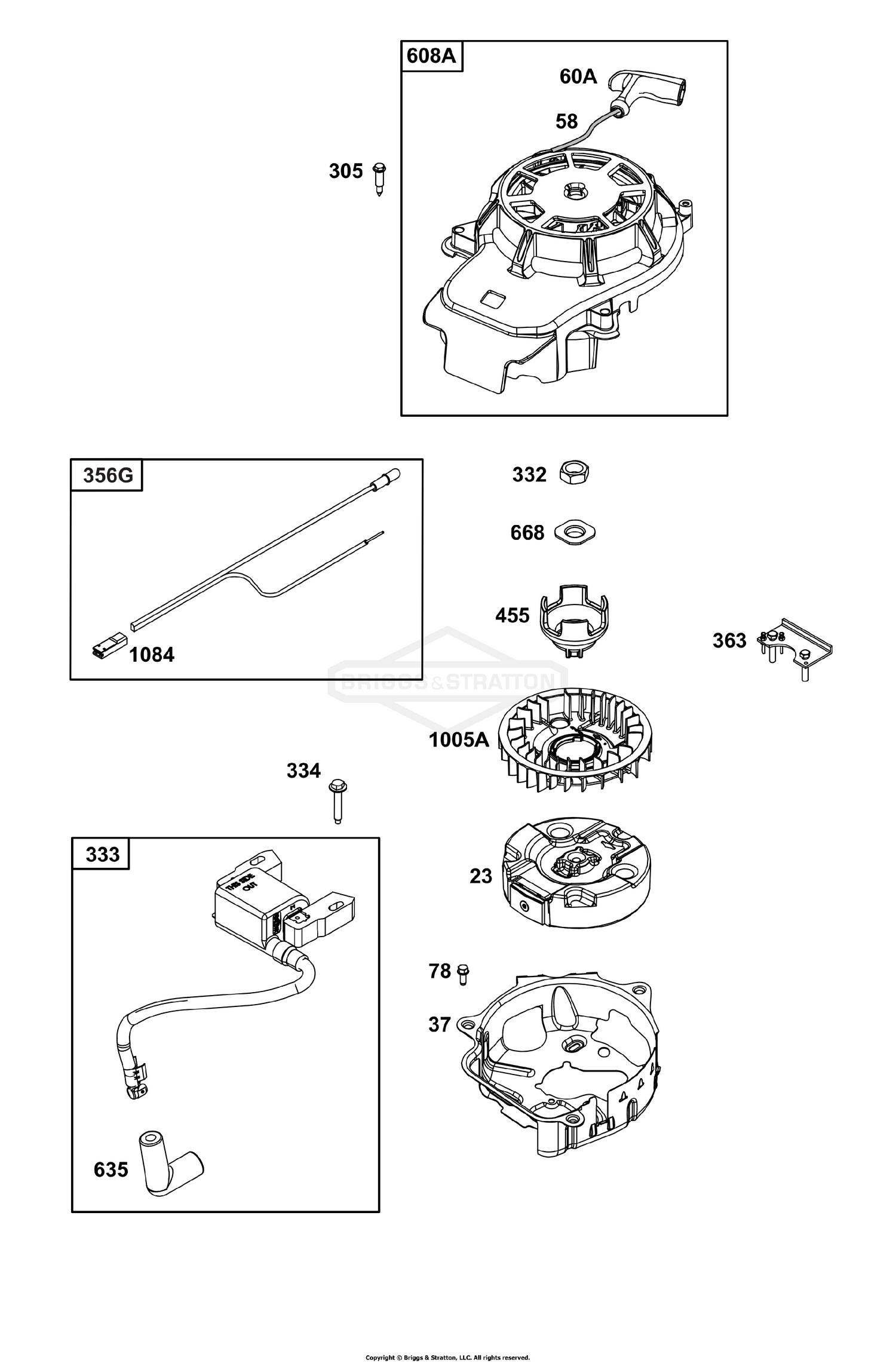 Flywheel, Ignition, and Starter Group