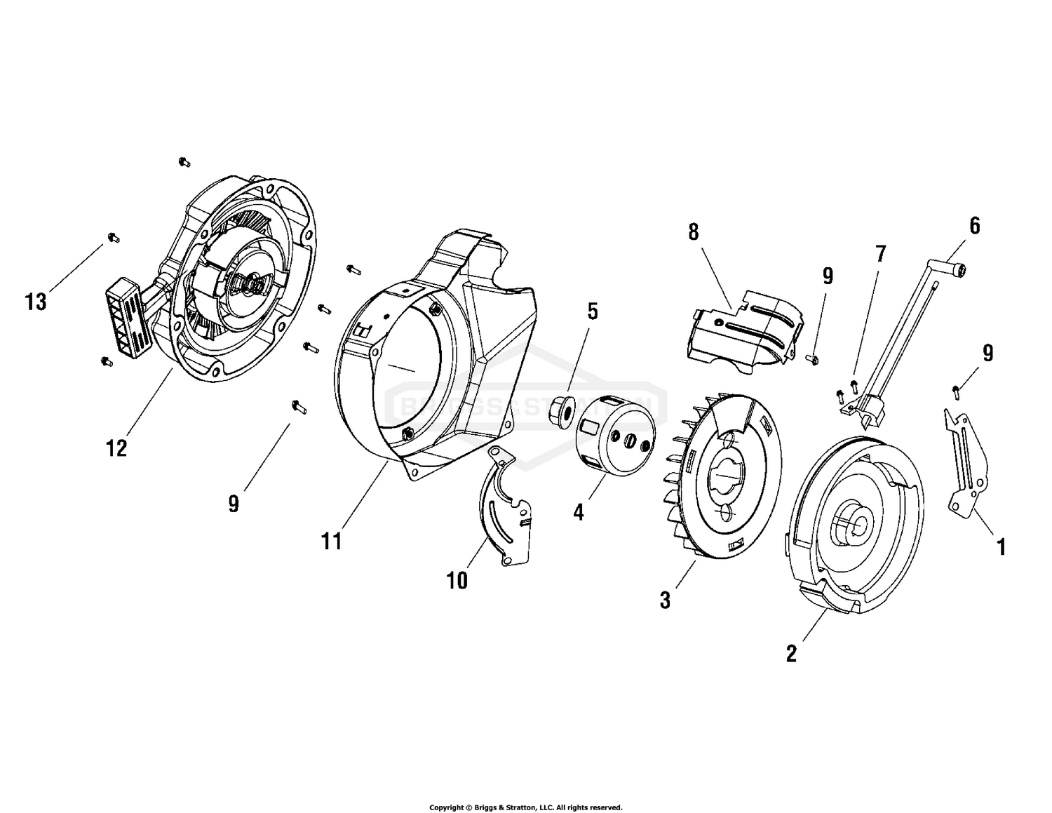 Engine - Recoil Start (038031_038032)