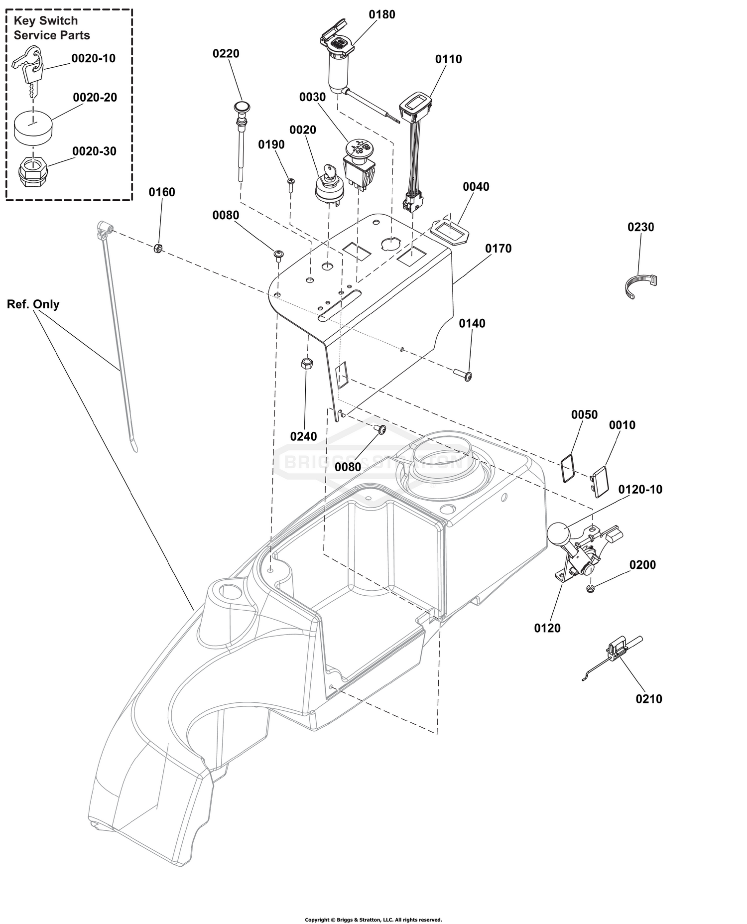 Instrument Control Panel Group - Models with USB Port