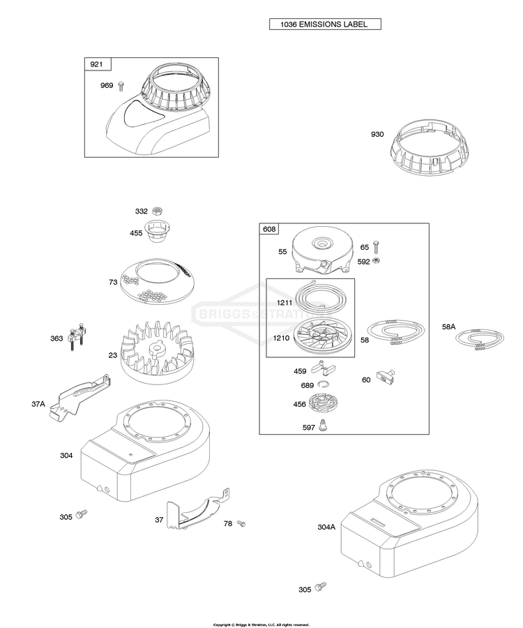 10J902-0133-E1 Briggs and Stratton Engine | PartsWarehouse