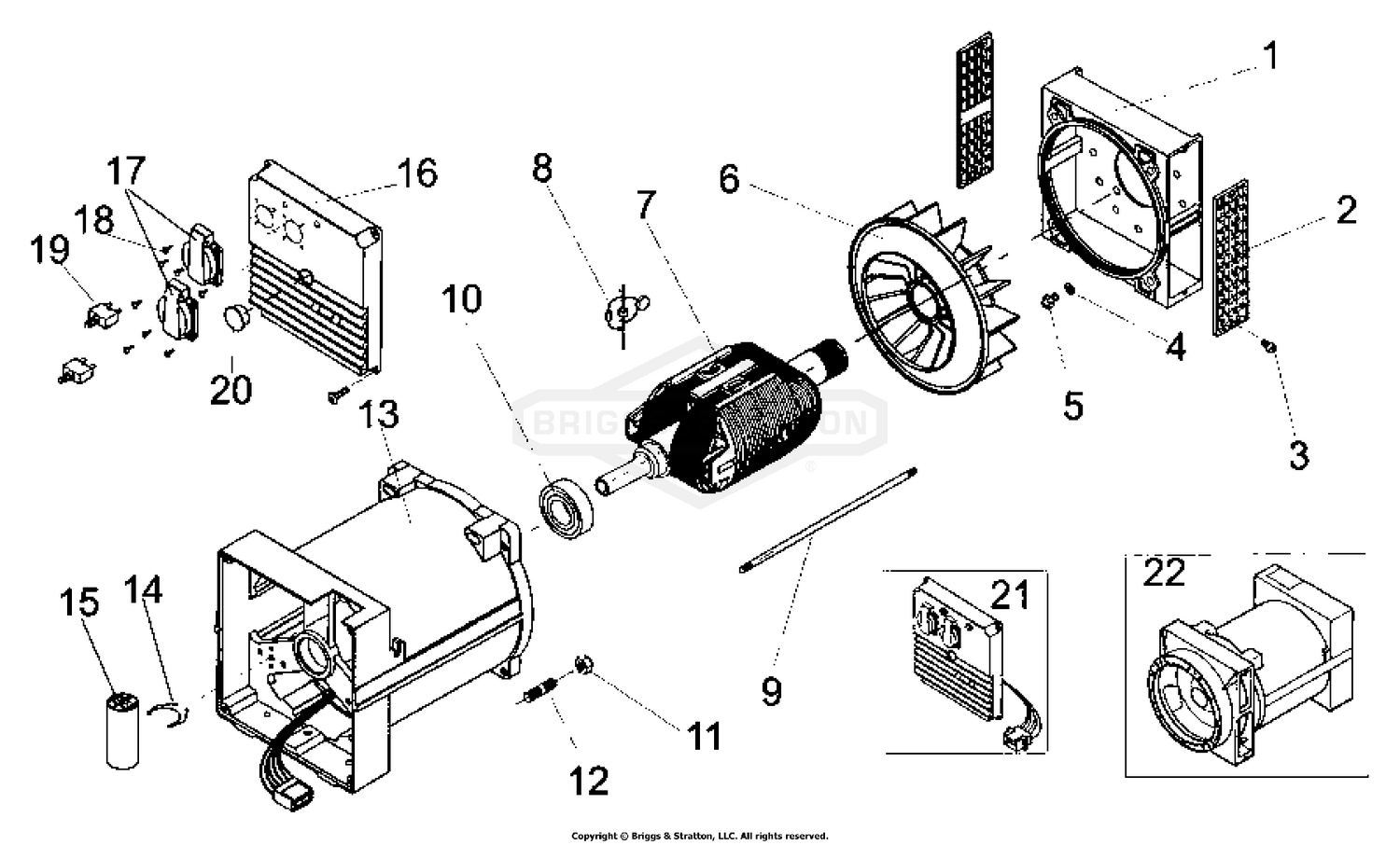 Alternator & Outlet Panel