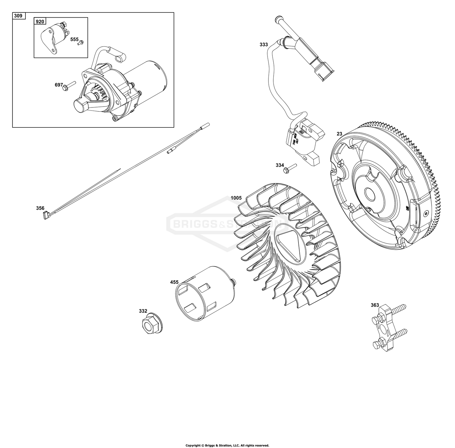 Flywheel, Ignition, and Starter Group