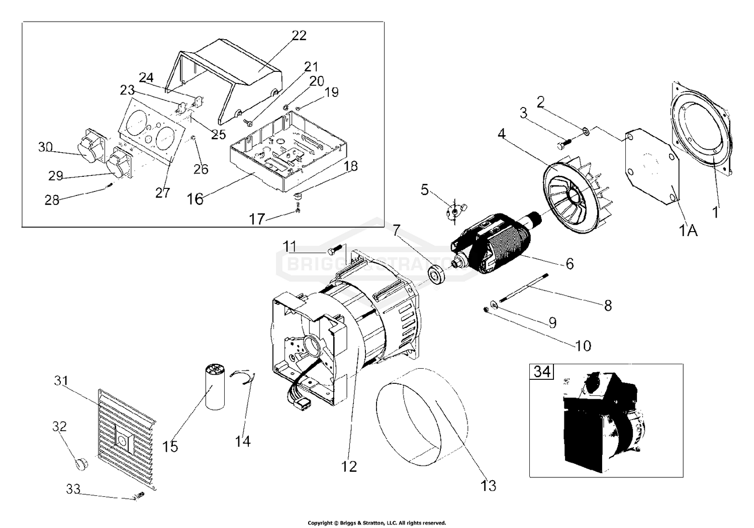 Alternator & Outlet Panel