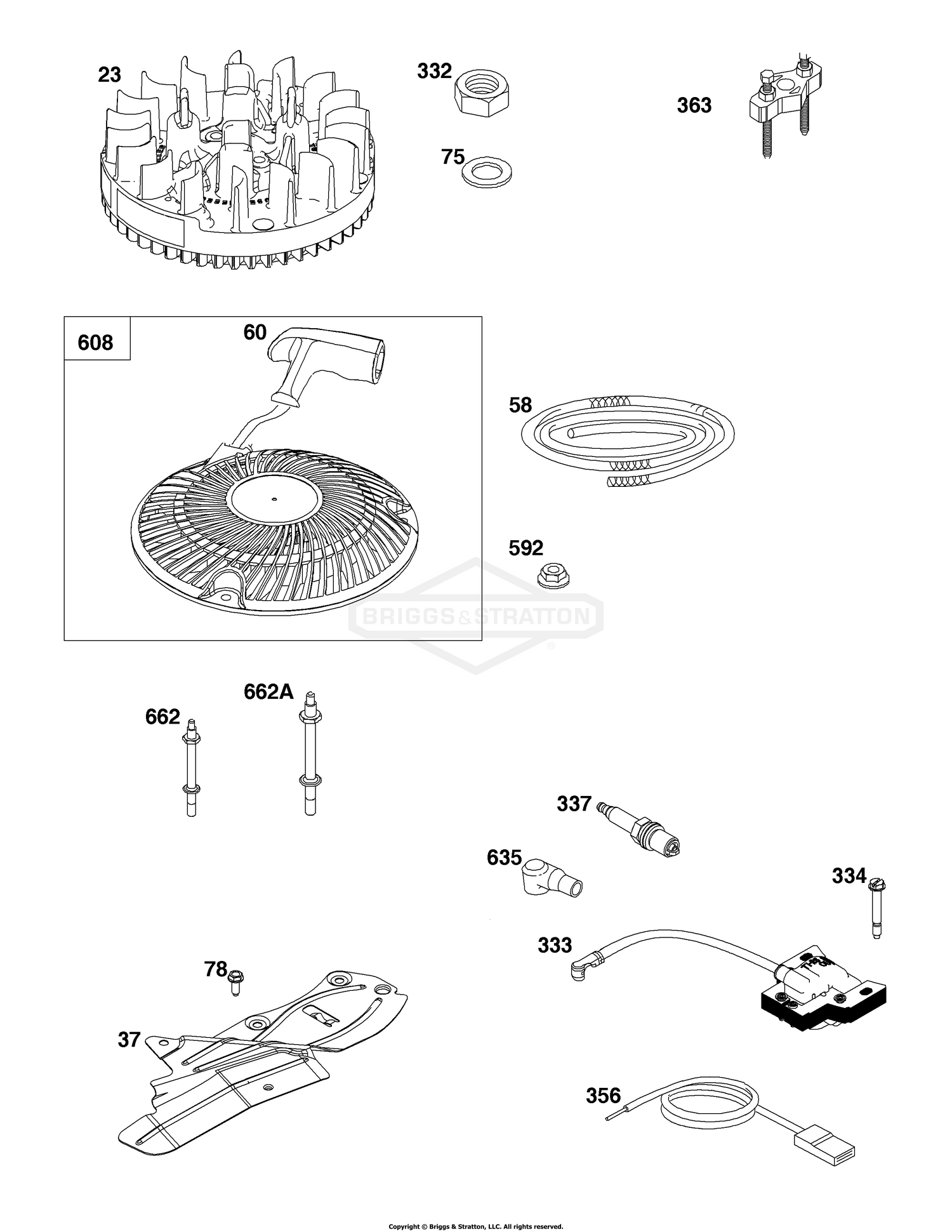 Flywheel, Ignition, and Starter Group