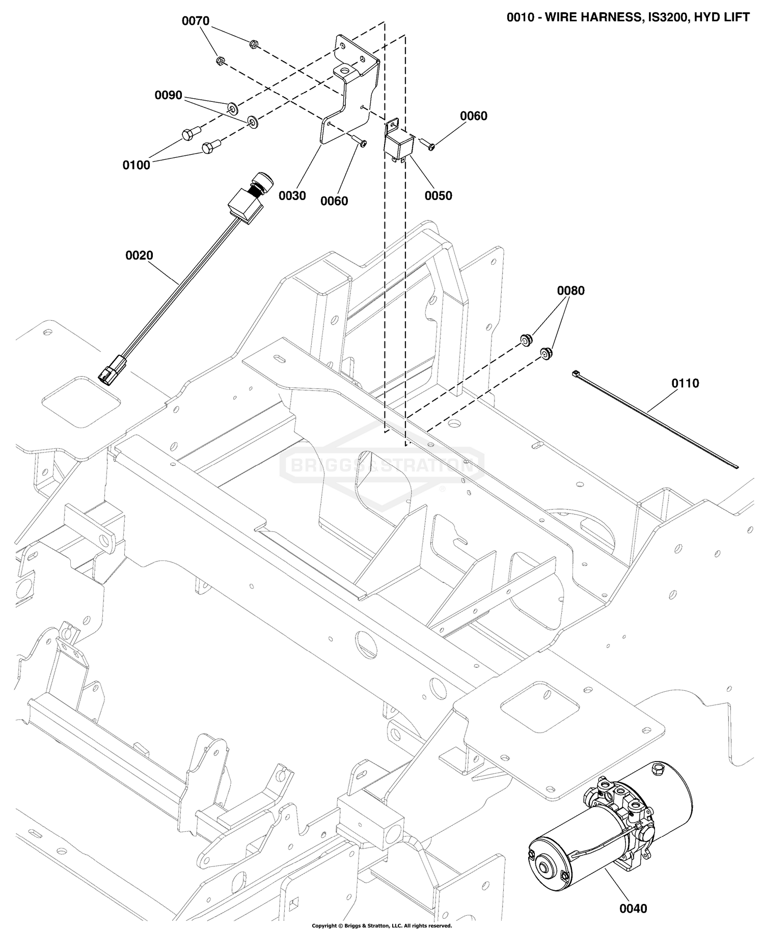 Electrical Group - Hydraulic Deck Lift Components