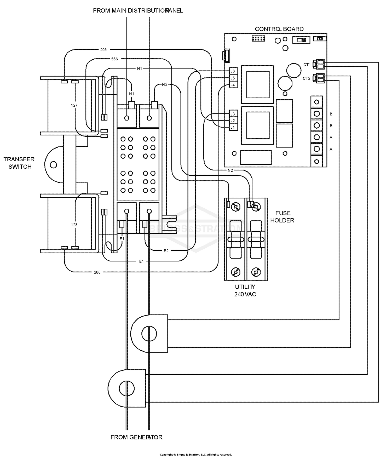 standby generator wiring diagram