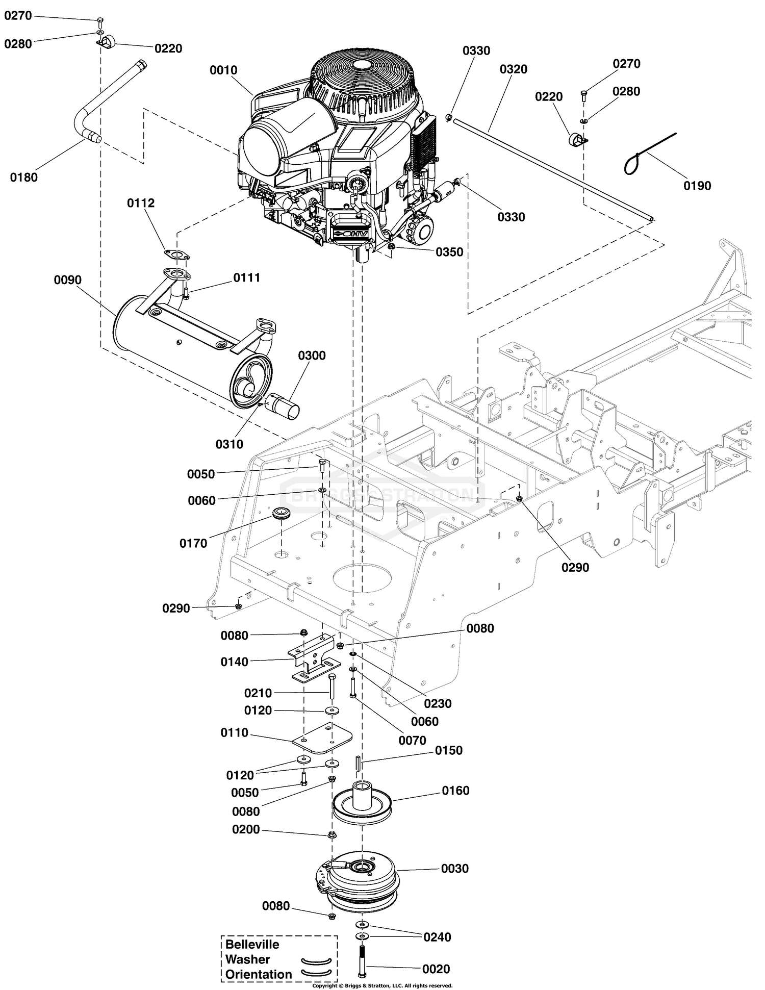 Engine and PTO Group - Briggs & Stratton 49T877
