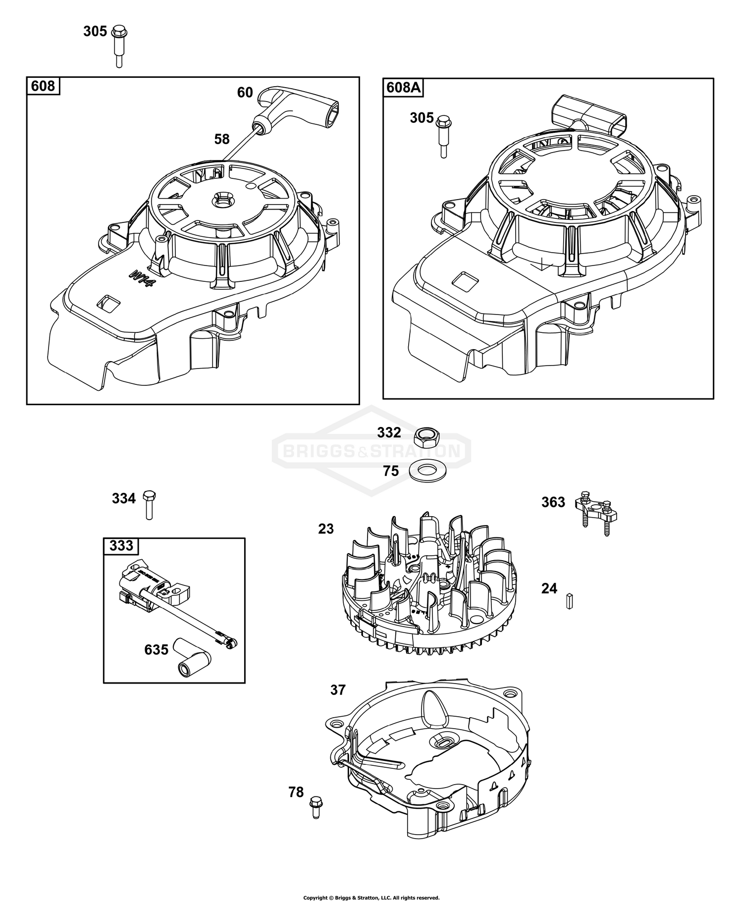Flywheel, Ignition, and Starter Group