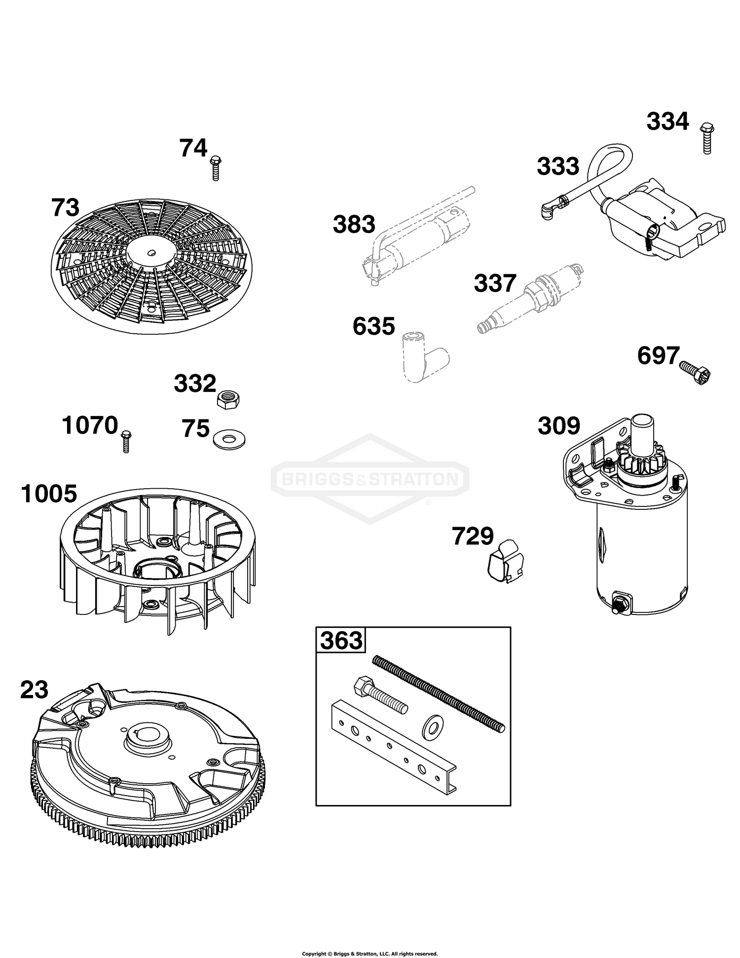 Flywheel, Ignition, and Starter Group