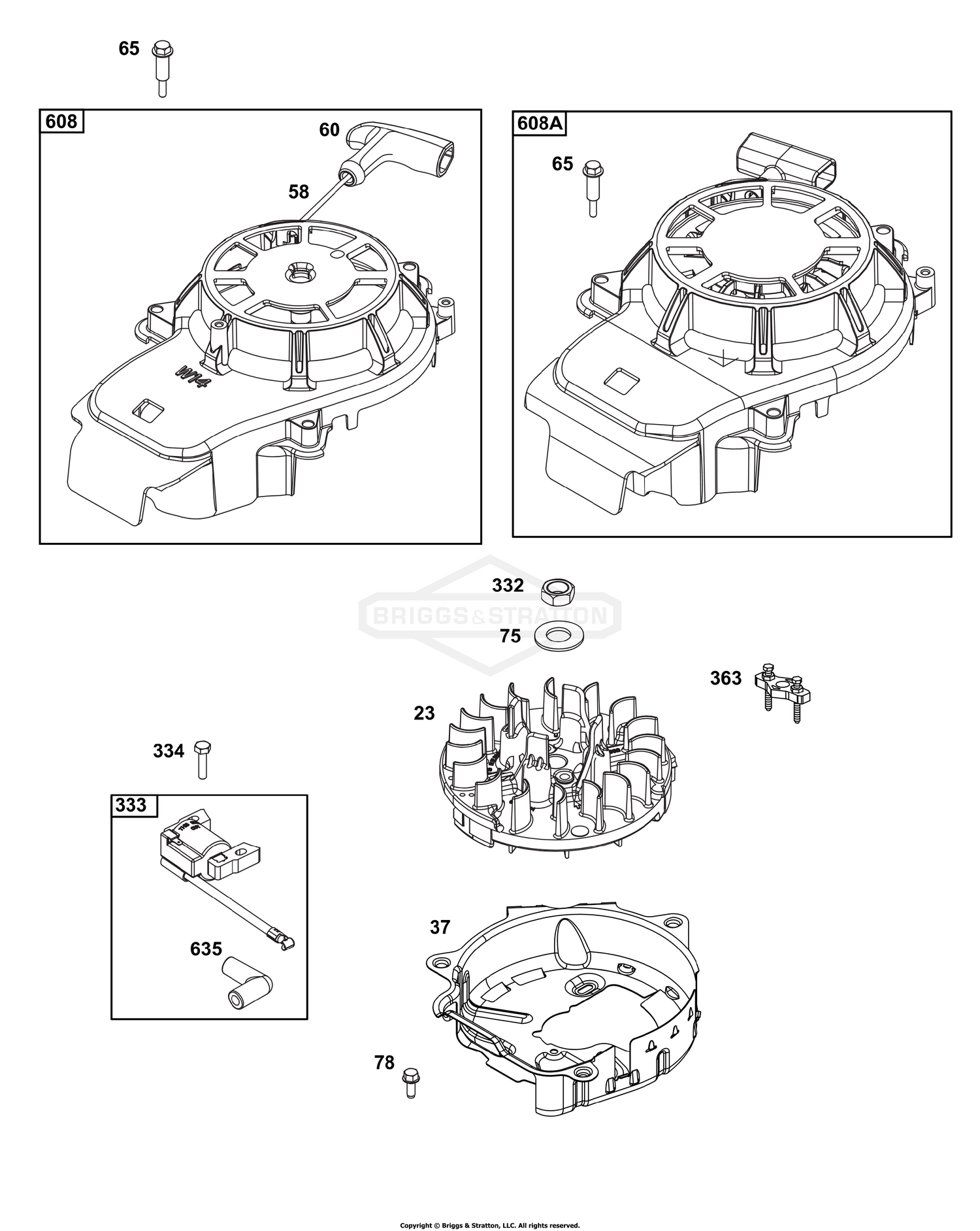 Flywheel, Ignition, and Starter Group