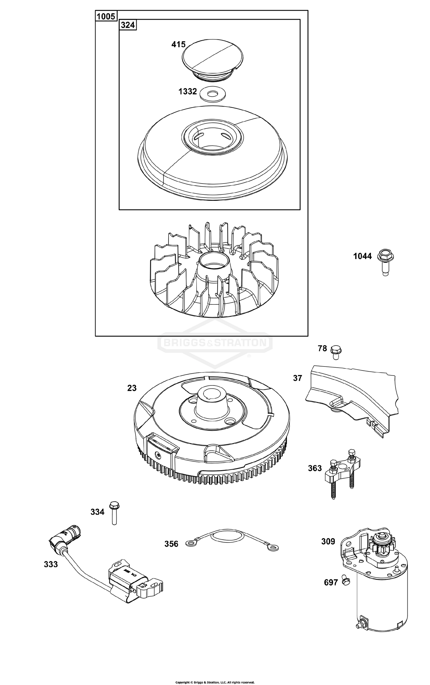 Flywheel, Ignition, and Starter Group