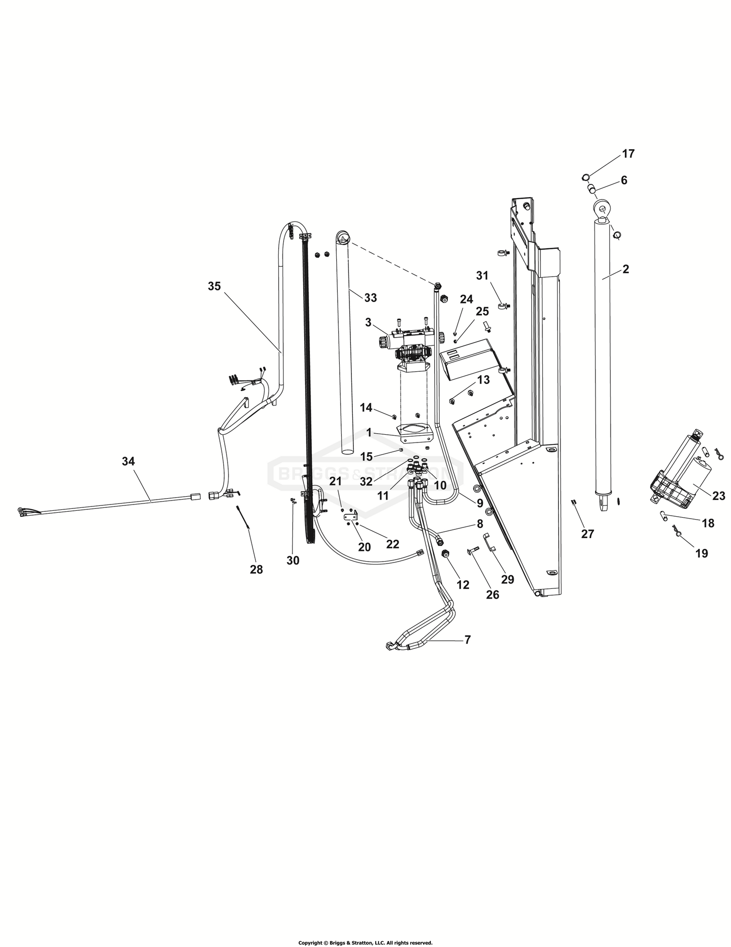 High Dump Hydraulics Group