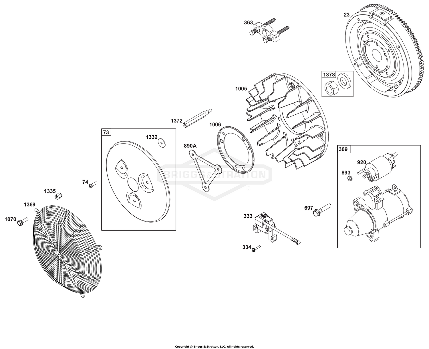 Flywheel, Ignition, and Starter Group