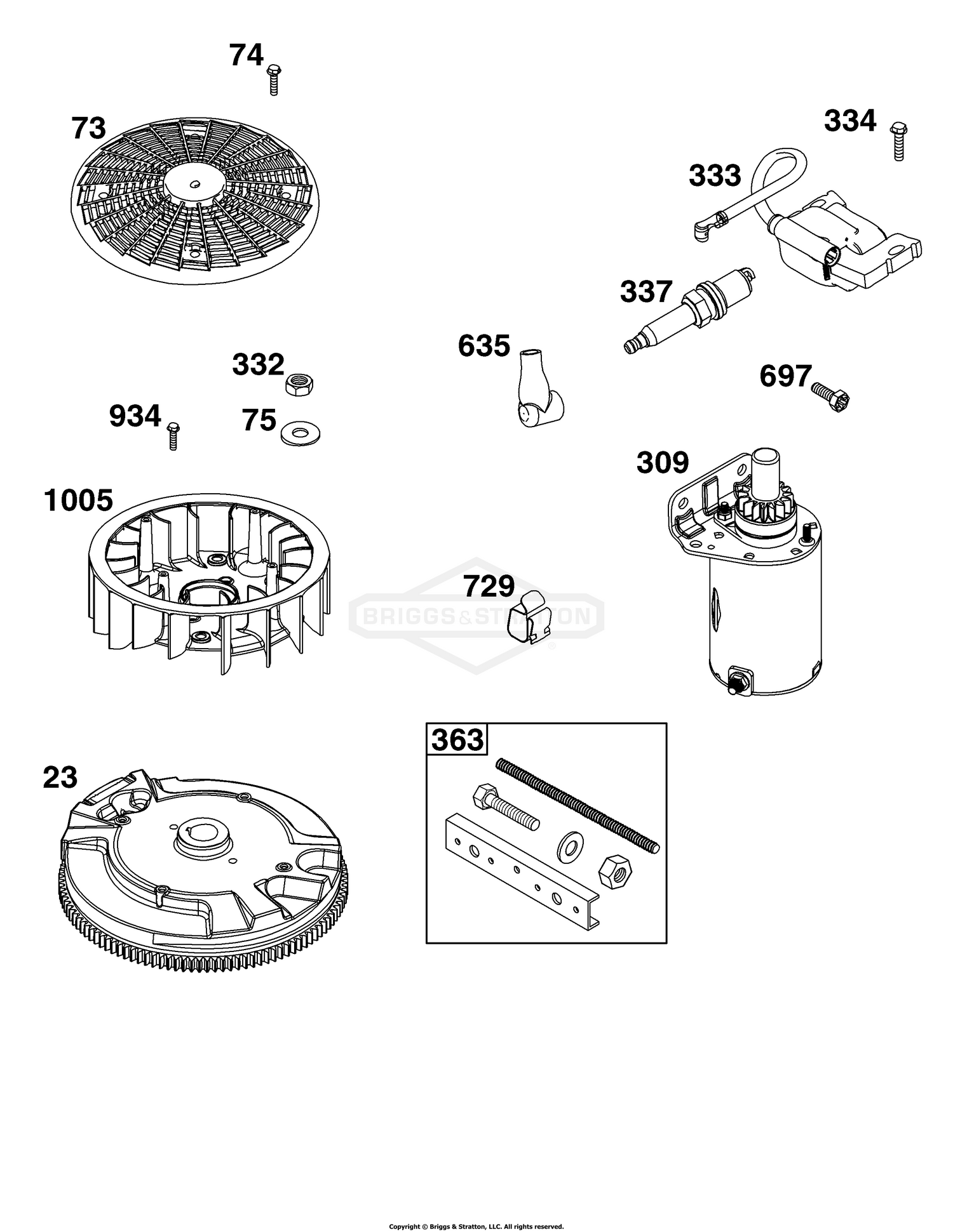 Flywheel, Ignition, and Starter Group