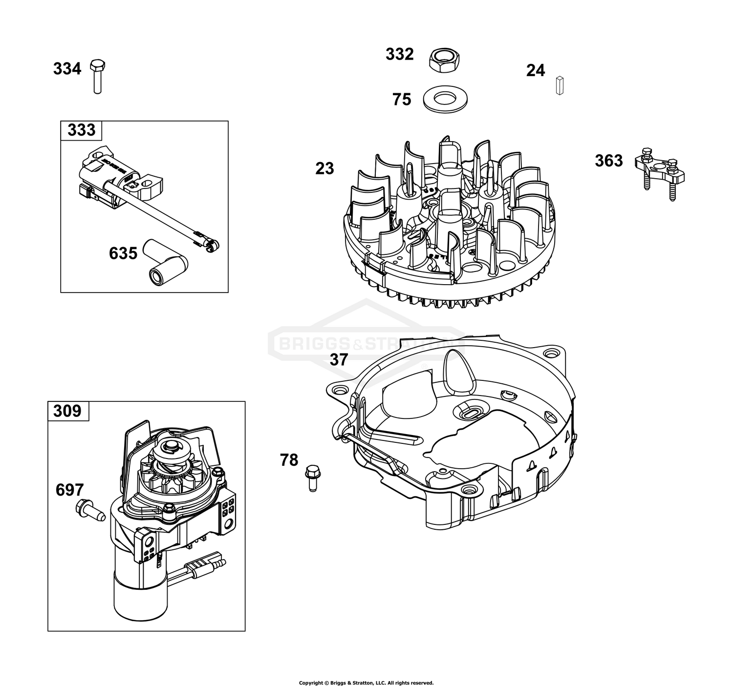 Flywheel/Ignition/Starter Group