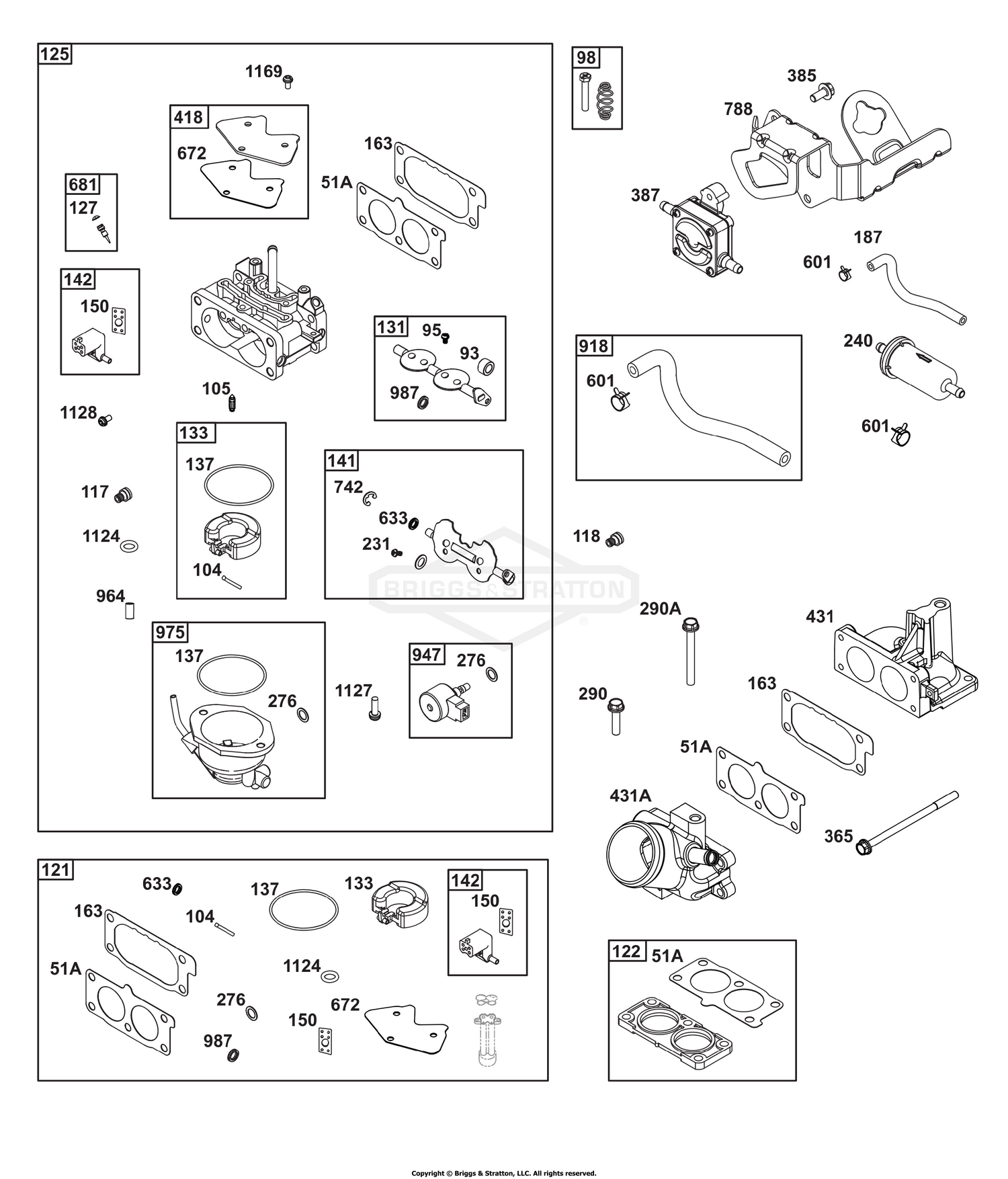 Carburetor and Fuel Supply Group