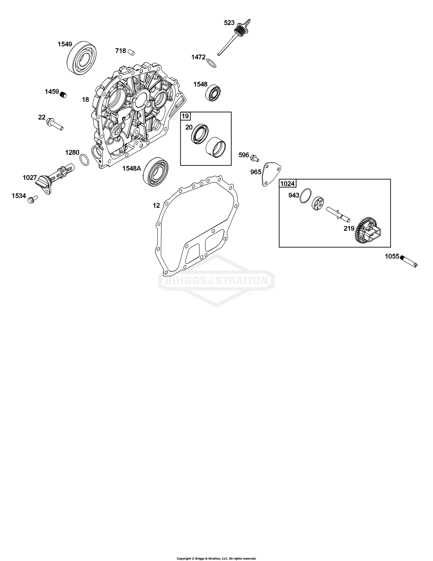 Crankcase Cover/Sump and Lubrication Group